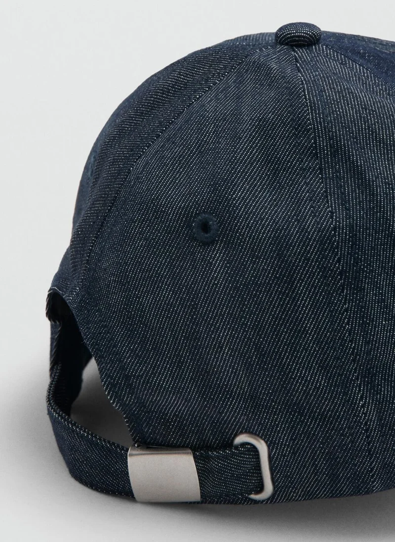 MANGO Denim cap